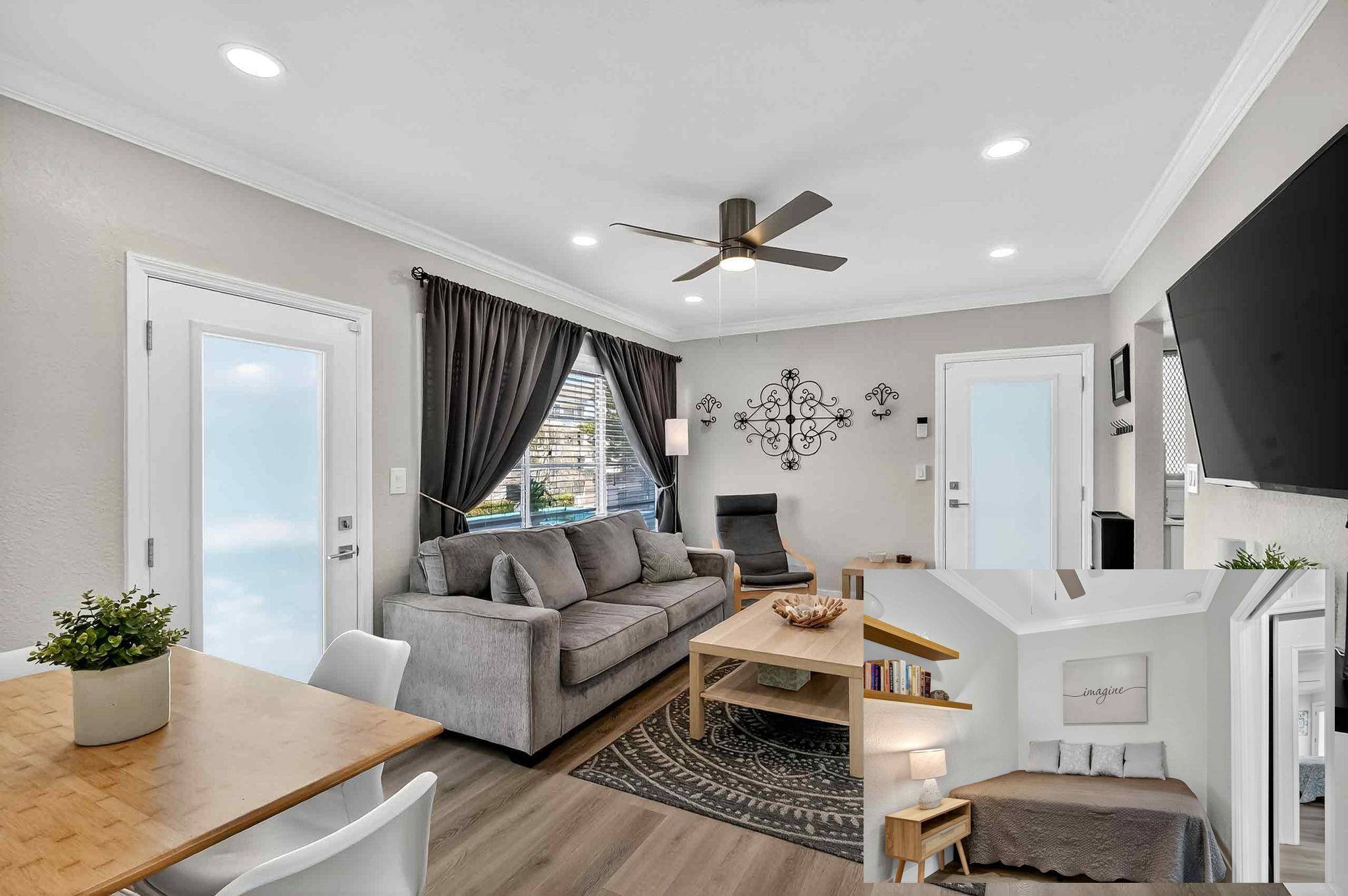 Prime corner 1 Bed Den in historic Miami Modern building, just 3 blocks from Ocean Dr South Beach.