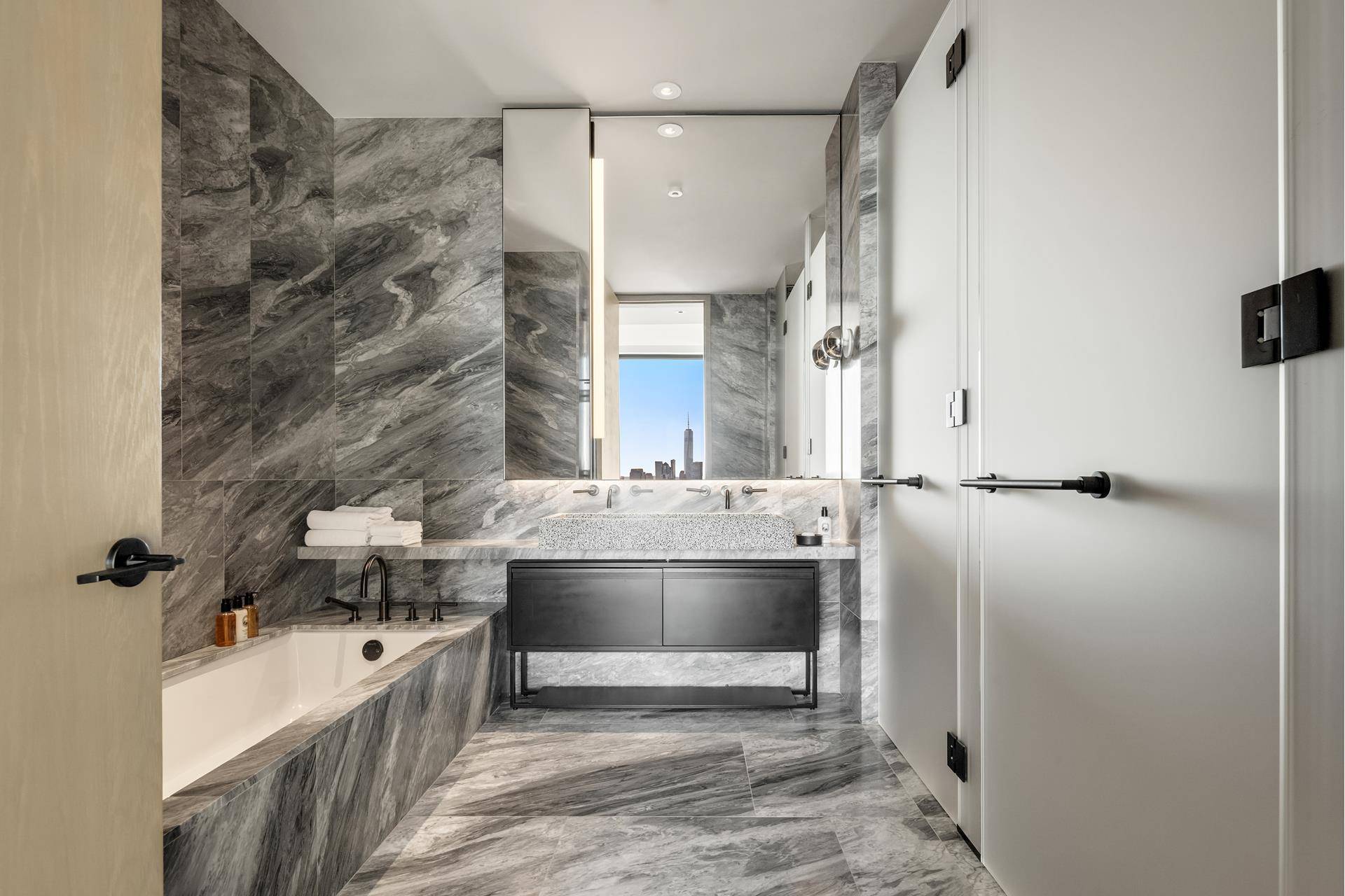 THE TROPHY ON TOP Perched over 500 feet above Manhattan's skyline on the highest residential floor of The Ritz Carlton NoMad, this stunning 2 bedroom, 2.