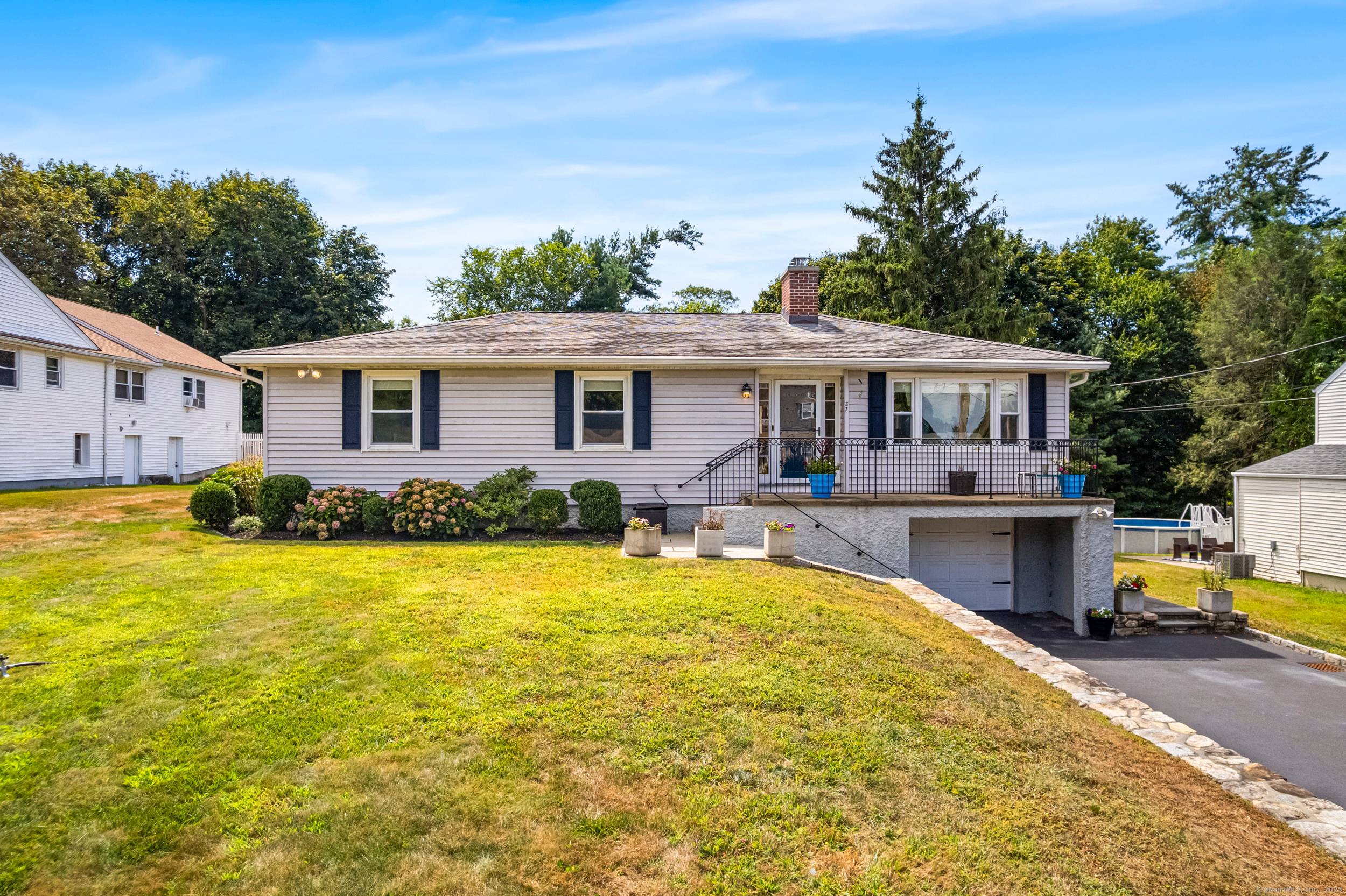 This updated 3 bed, 2 bath ranch offers easy one level living with central air.