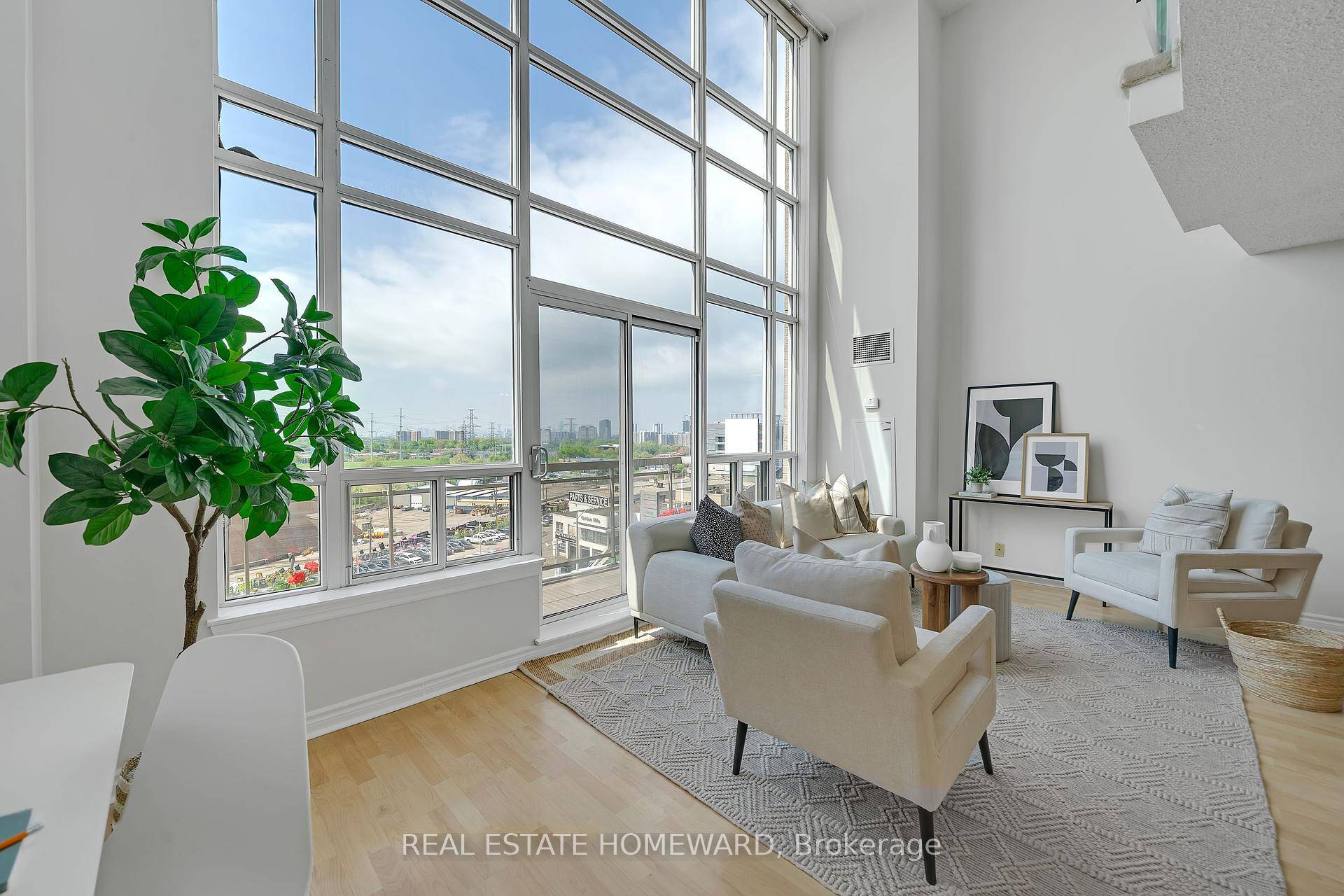 Rarely available with 2 Parking spots, Locker and All Utilities Included in the Maintenance, incredible spacious, this stunning 2 storrey Loft offers a bright open concept design, enhanced by soaring ...