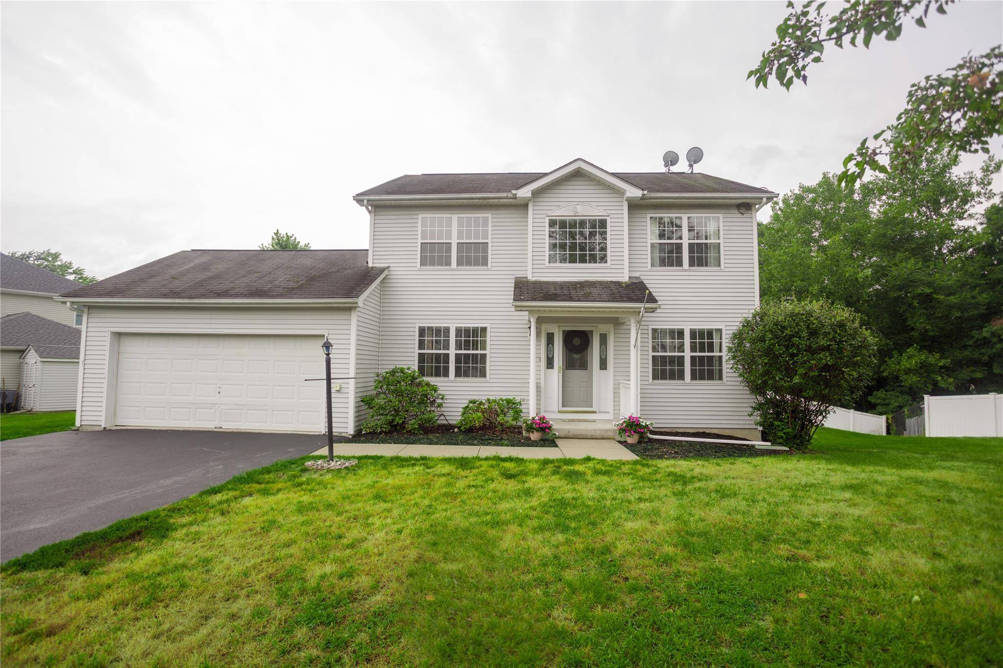 Nestled in the cul de sac of a beautifully maintained neighborhood, this inviting North East facing Colonial offers the perfect blend of comfort and convenience.