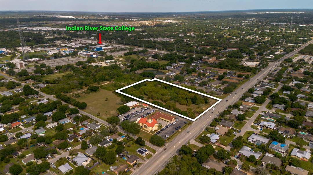 This prime 4. 87 acre parcel is strategically located in a highly desirable area near Indian River State College, Lawnwood Medical Center, and the St.