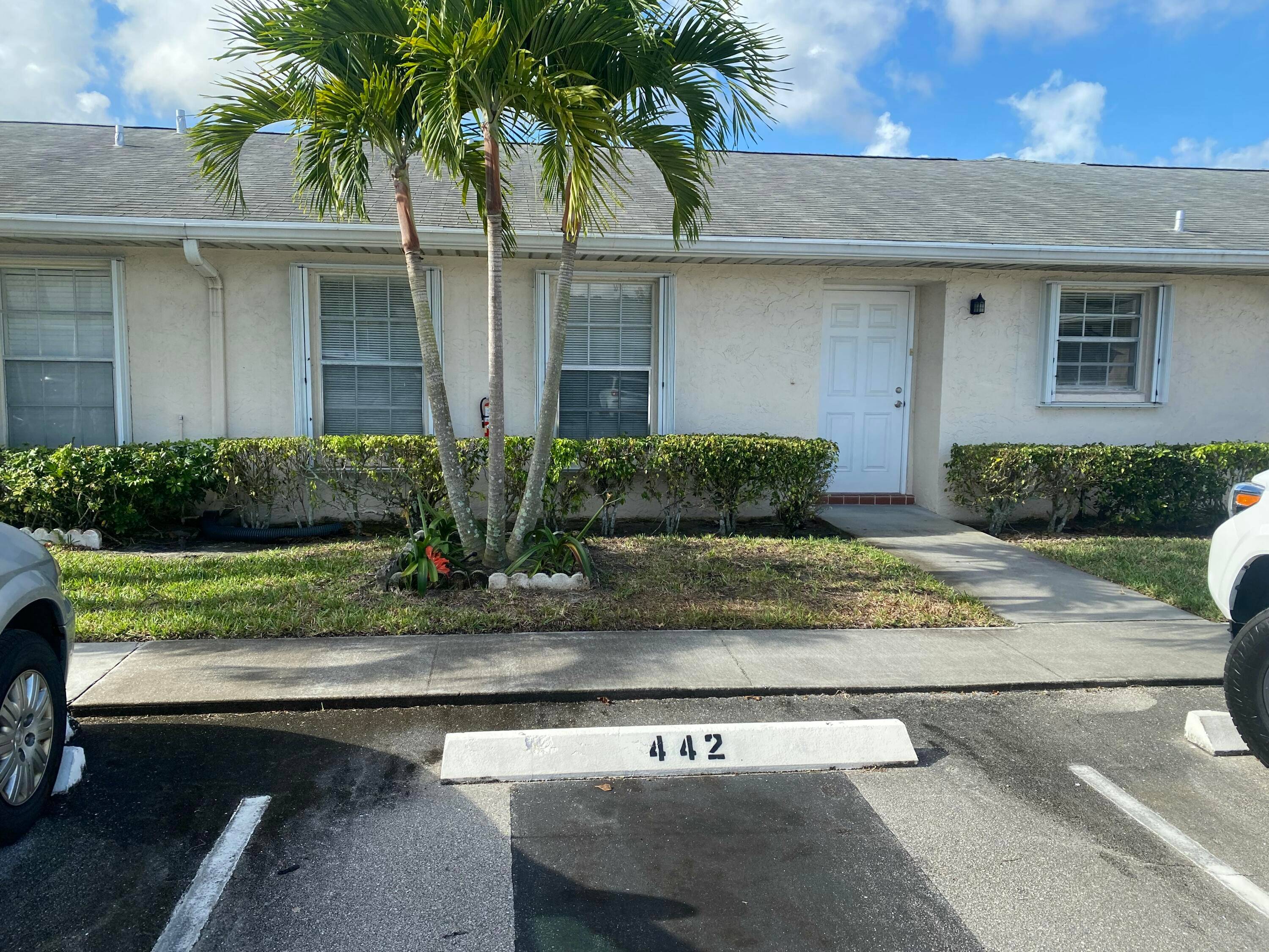 LARGEST 2 BEDROOM, 2 BATH VILLA IN A 55 ACTIVE COMMUNITY, NEW ROOF 2023, NEW TILE 2021, ACCORDION SHUTTER 2023,, ELECTRICAL PANEL BOX 2023, NEW FRONT DOOR 2023 WITH HOT ...