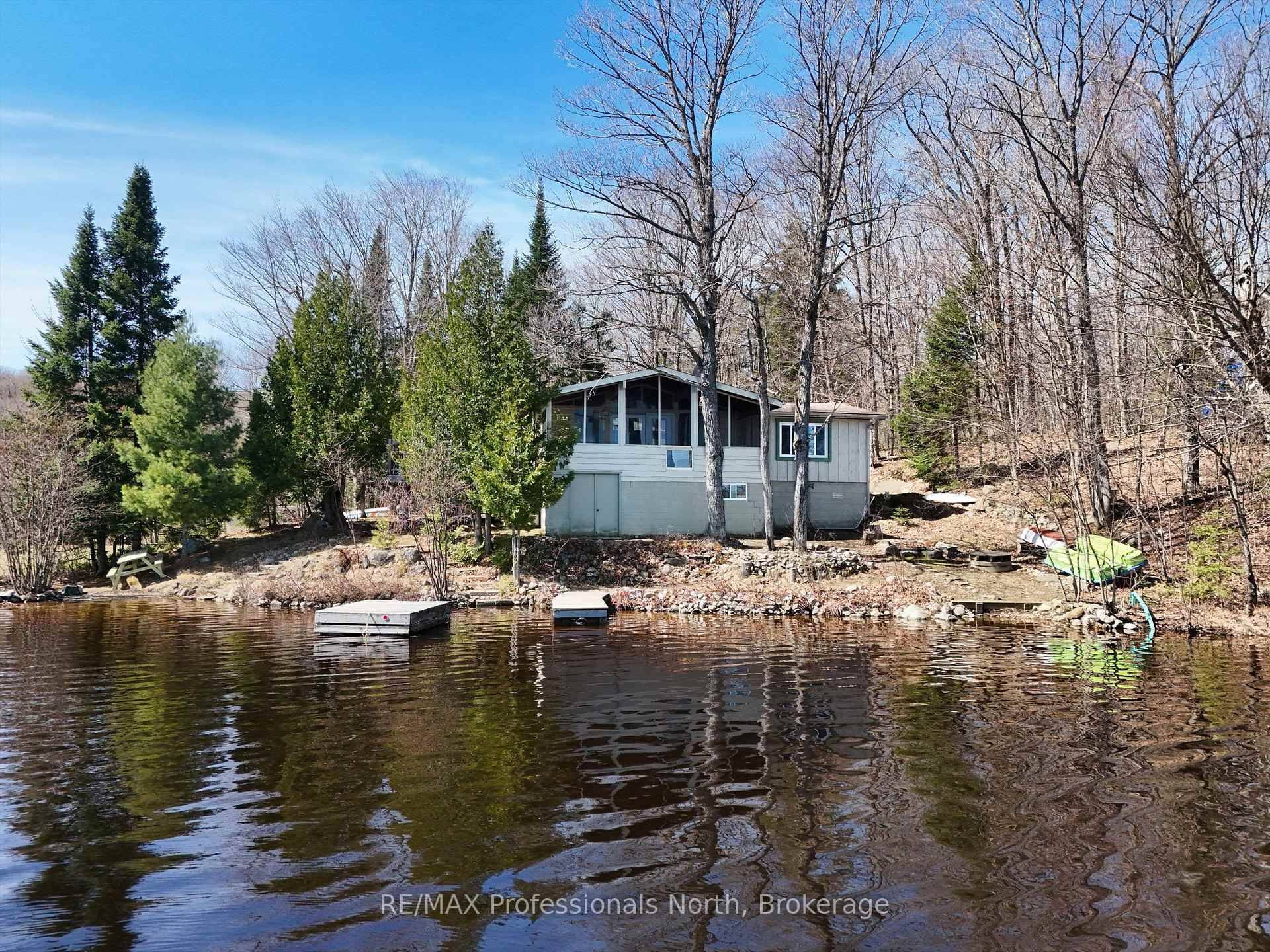 Nestled in a peaceful, protected bay on the shores of Foote Lake in Emsdale, this rustic 4 bedroom, 1 bath cottage is a dream come true for nature lovers and ...