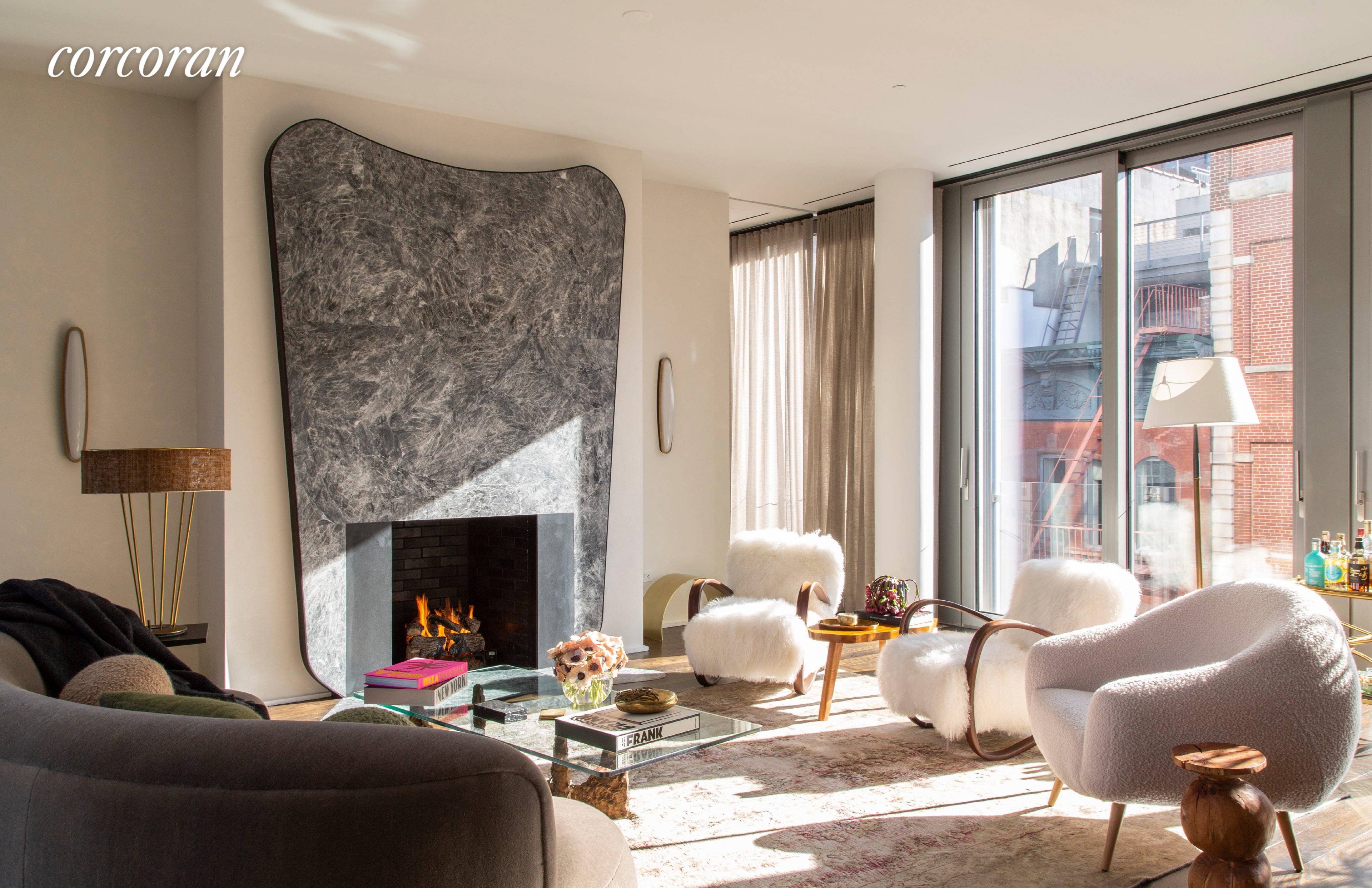 Unit 5N at 42 Crosby is a spectacular 2, 793 square foot, private floor, 3 bedroom, 3 bath home crafted by designer Sam Amoia, the mastermind who Vogue named as ...
