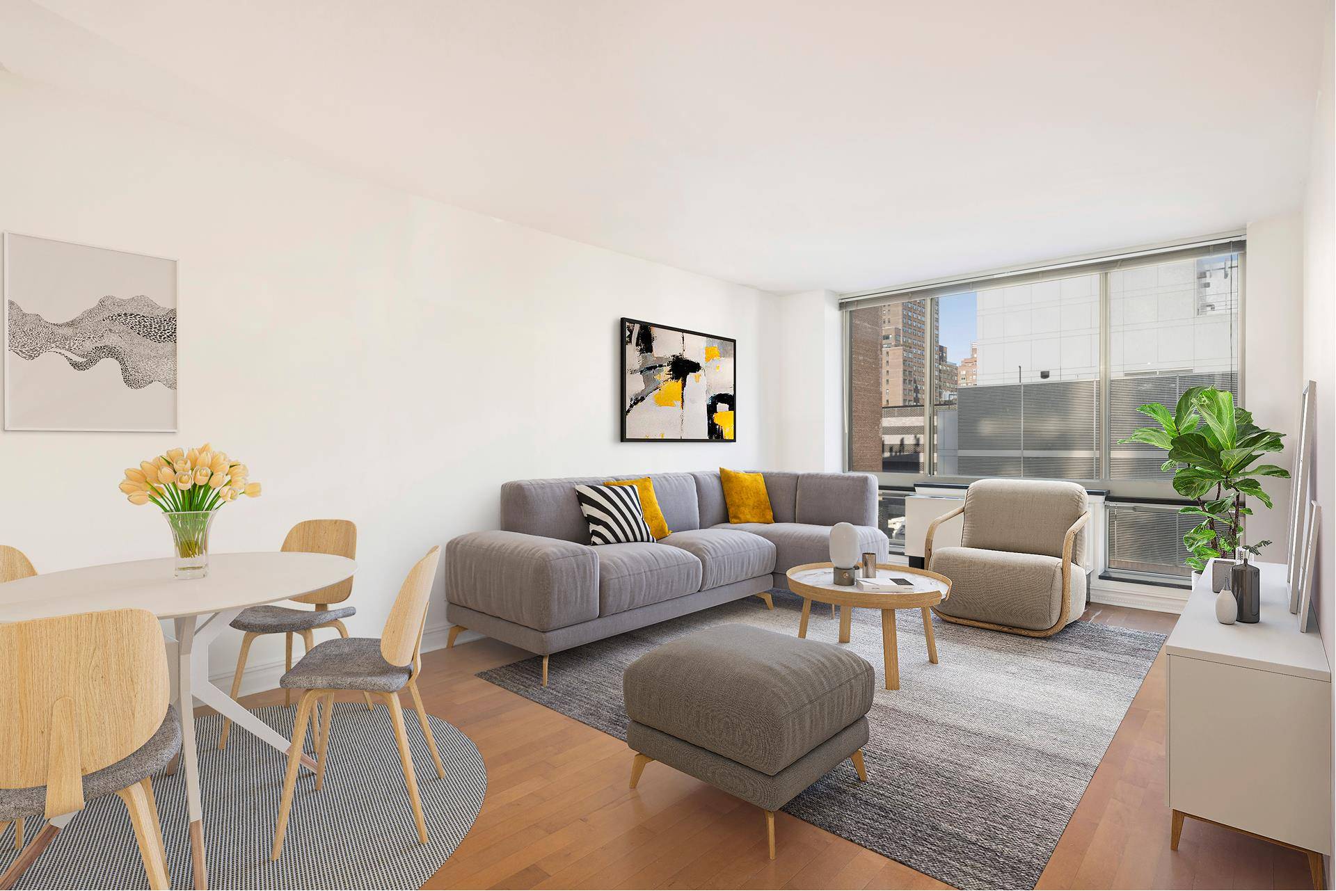 Turn key One bedroom Condo located in an amenity driven Condo in prime Lenox Hill.