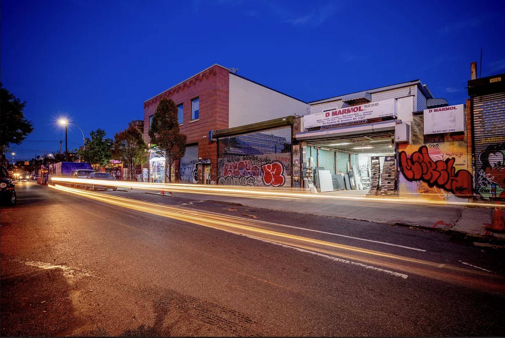 A unique and rare opportunity to purchase a mixed use commercial property in the heart of Prime Bushwick.