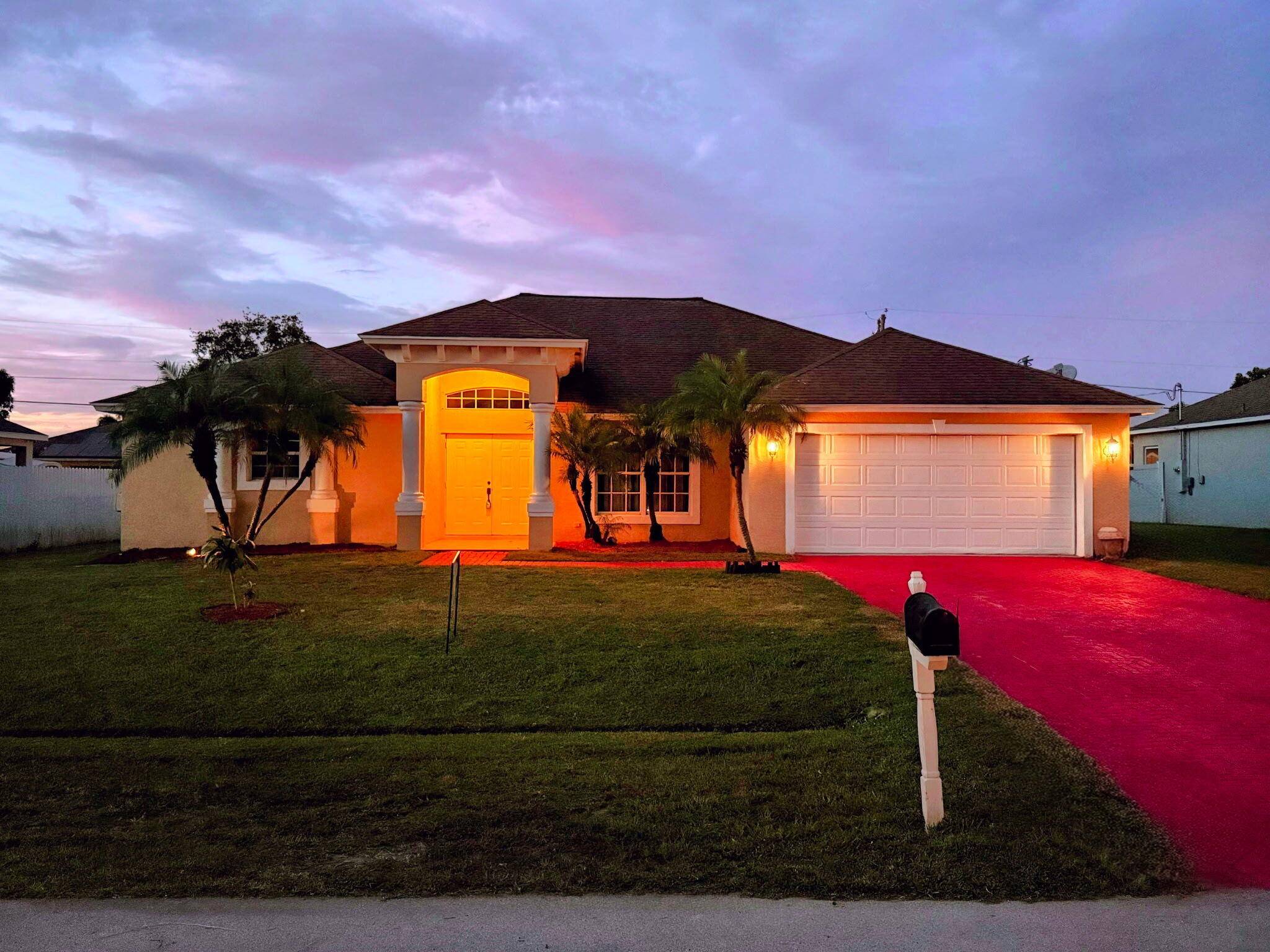 Beautiful four bedroom, three bathroom, two car garage home.