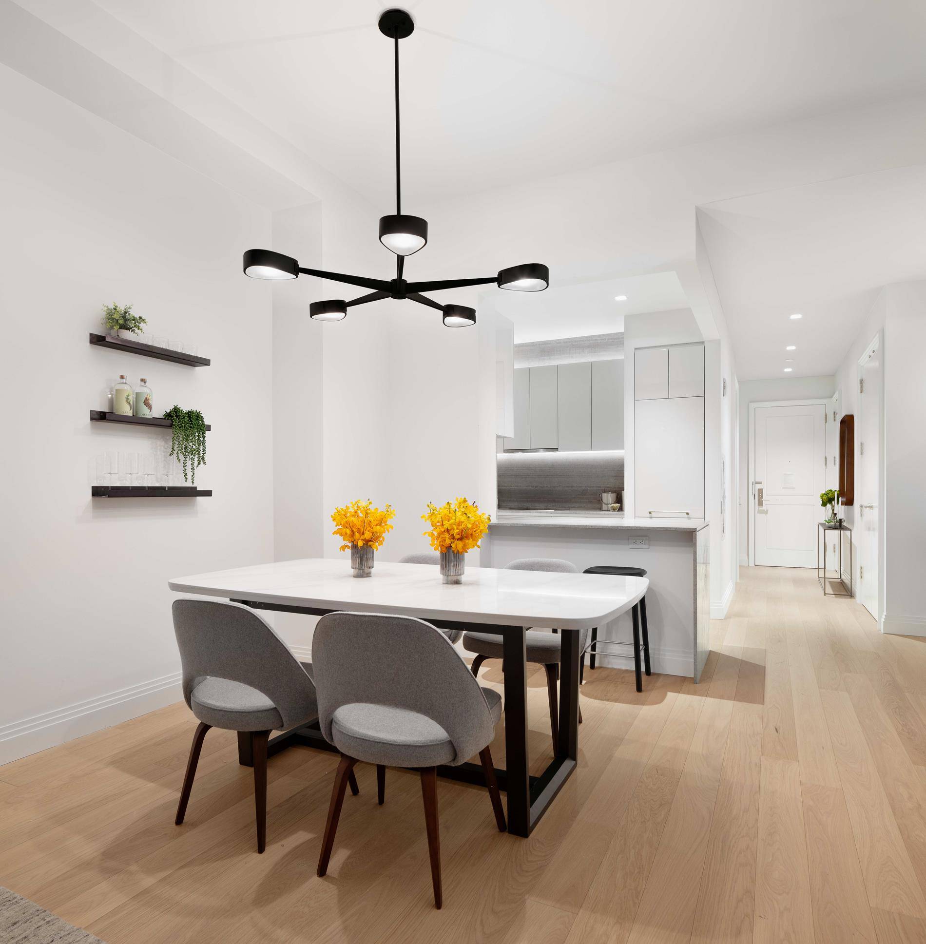 Move In Ready ! Residence 618 is a 1032 SF, spacious one bedroom, one and a half bathroom layout within One Wall Street.