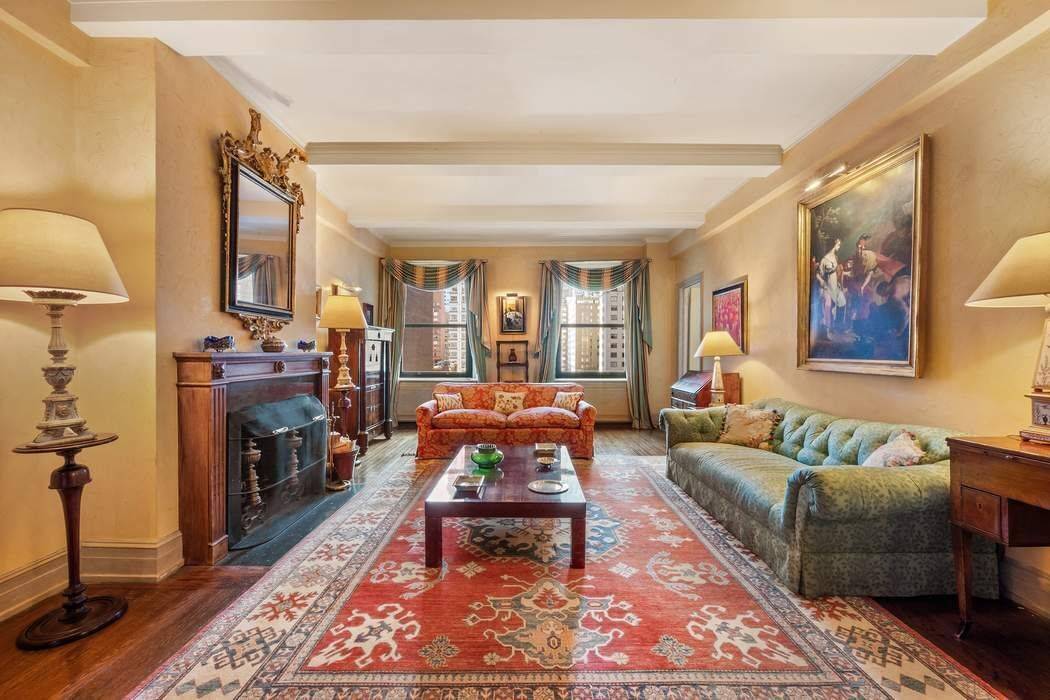 Gracious proportions and timeless prewar charm define this expansive eight into seven room residence with sunny north, south, and west exposures.