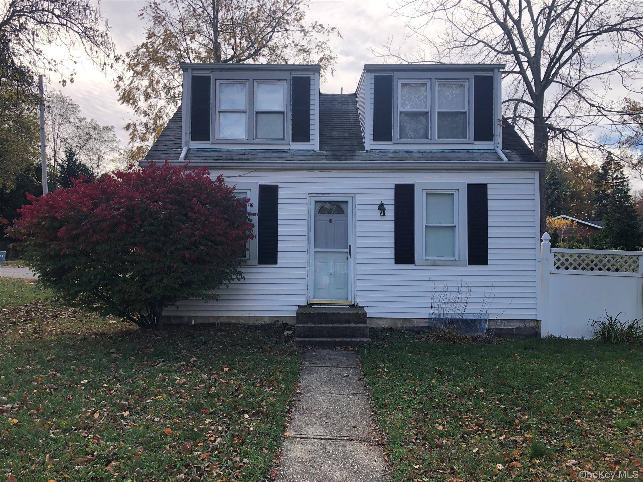 Cozy Cape in Beautiful neighborhood, features 1 bedroom on first floor and Office, one full Bath, EIK, Living Room with original Colonial trim accenting some windows, Storage, 2 Bedrooms on ...