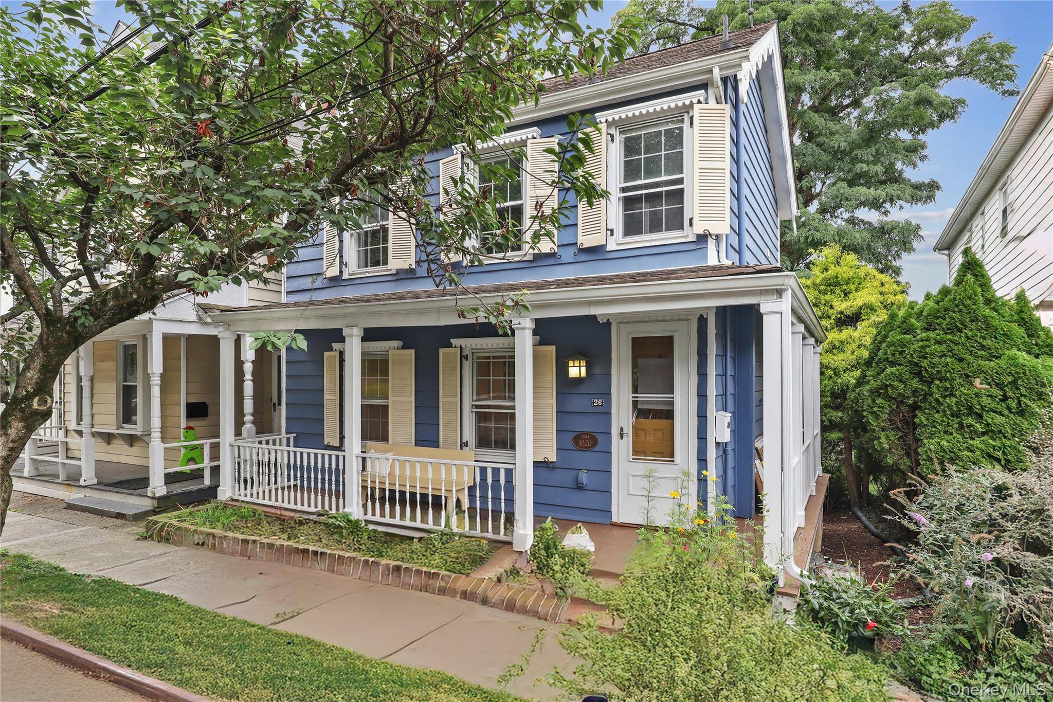 Welcome to this beautifully renovated historic home, blending 1820s charm with modern comfort in the heart of the Village of Irvington.
