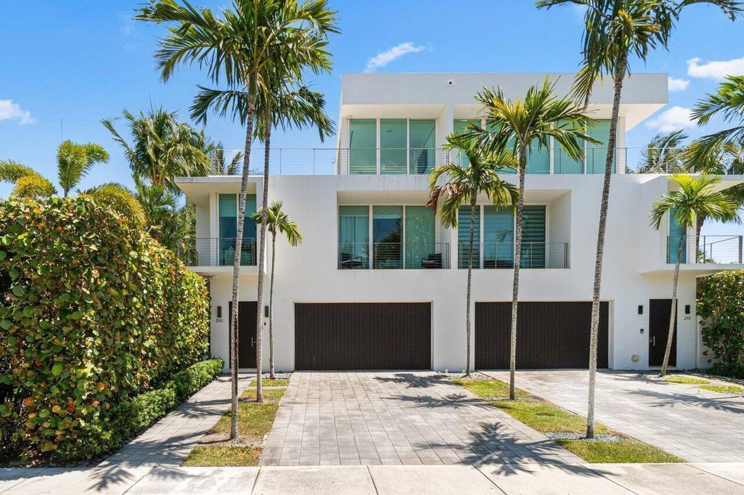 Available September 1, 2026 May 31, 2027 Magnificent East Delray Beach Townhome with elevator and private pool.