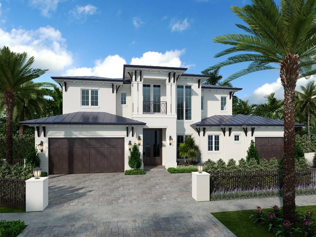 NEW CONSTRUCTION Luxury estate home built by award winning home builder CJM Luxury Homes in the desirable Boca Villas Neighborhood's best location.