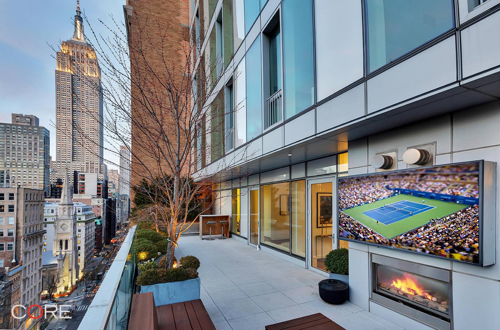 Live atop NoMad in this full floor penthouse encompassing 2, 706 square feet of interior space and an 887 square foot setback terrace with sweeping views.