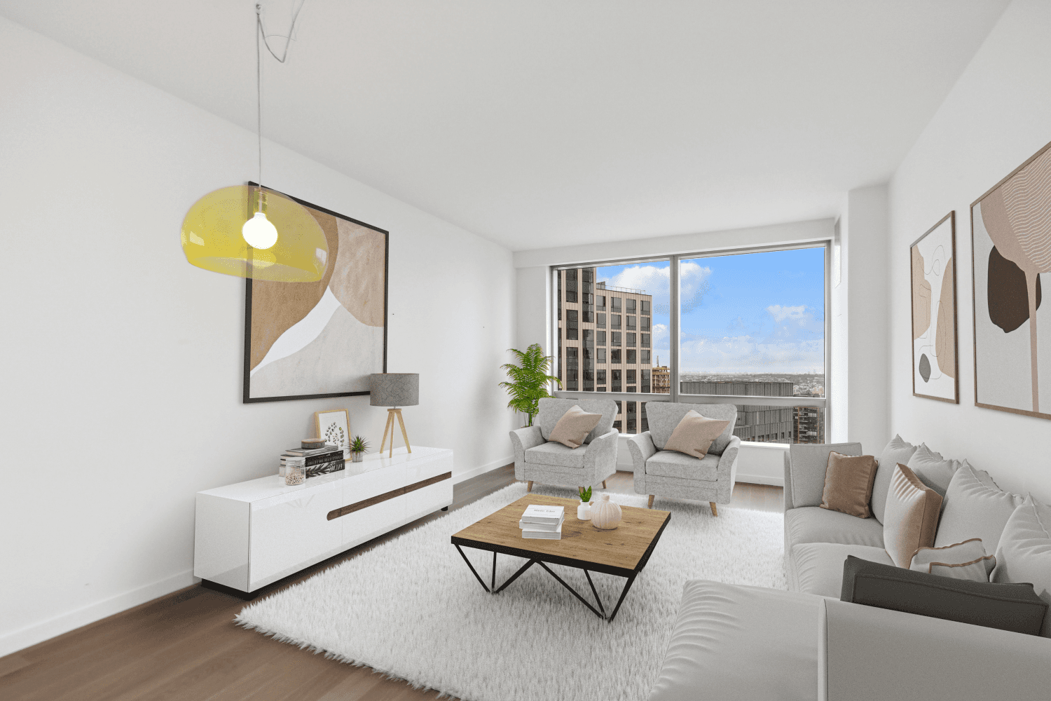 Oversized 1 Bedroom with Southern Views at Brooklyn Point Welcome to Residence 34J at Brooklyn Point a spacious, south facing 1 bedroom, 1 bathroom home in Downtown Brooklyn's premier luxury ...