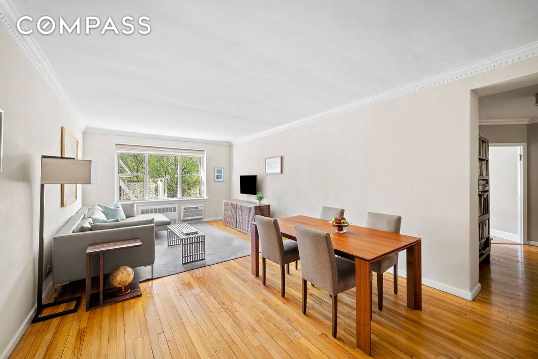 Welcome home to Residence 3FG at 235 W 70th Street, a rarely available, oversized 2 bedroom, 2 full bathroom home in prime Lincoln Square featuring a massive home office area ...
