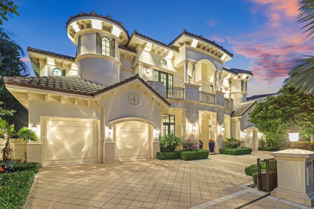Absolutely Stunning Gated Direct Intracoastal Estate located on prestigious Bel Lido Island in Highland Beach.