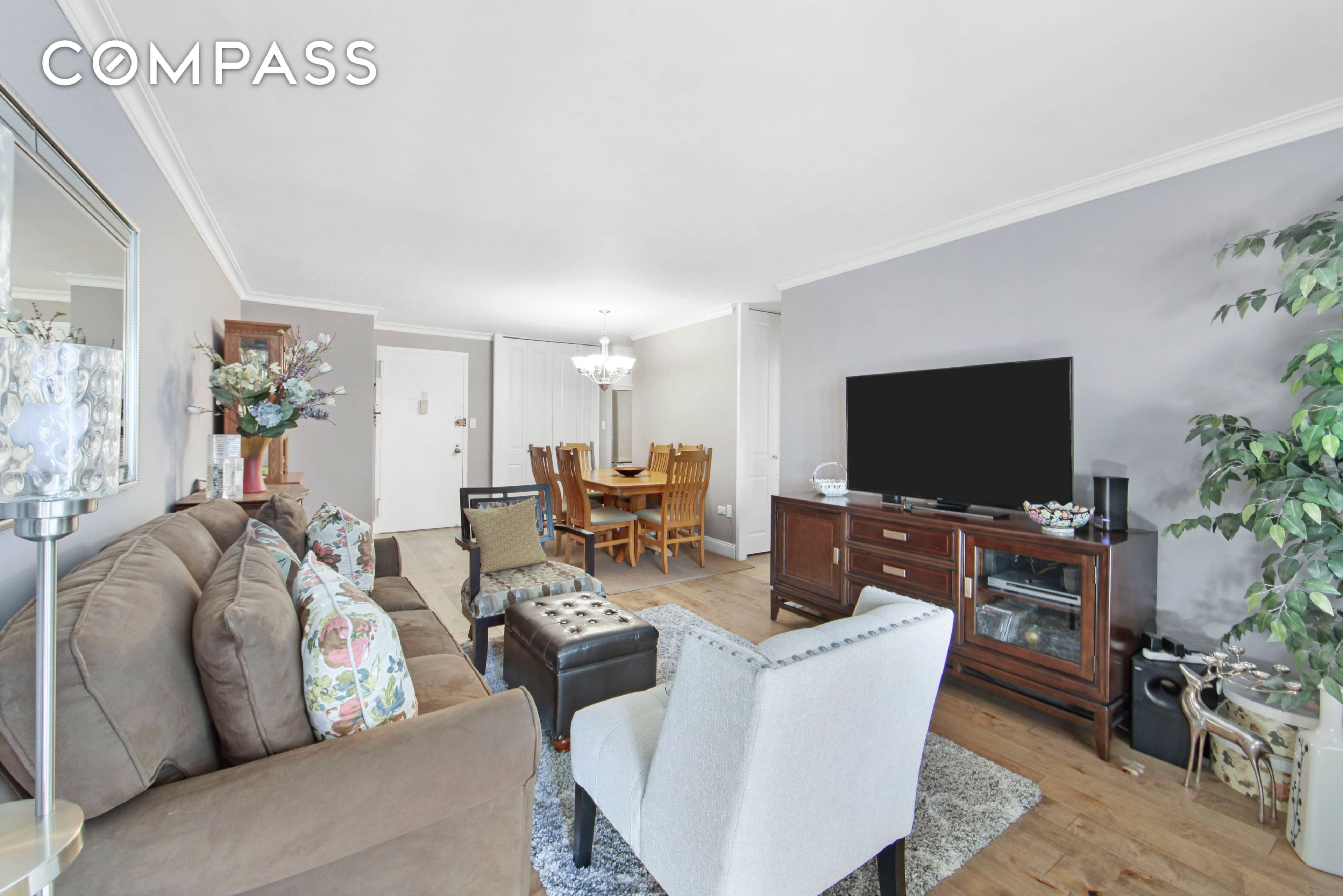 This fully furnished 1 bedroom, 1 bath residence is your perfect city retreat, complete with a private balcony offering stunning south facing views of the river and city skyline.