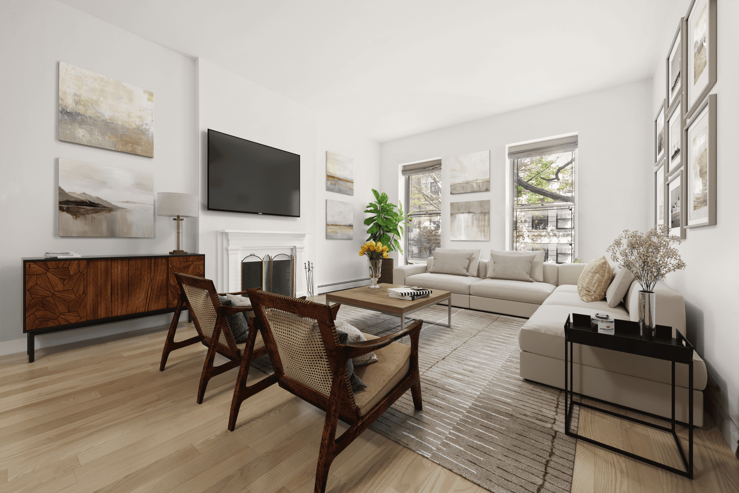 Nestled in the heart of historic Brooklyn Heights, 58 Pierrepont Street 1 is a rare 4 bedroom, 3 bathroom duplex spanning an expansive 3, 000 square feet.