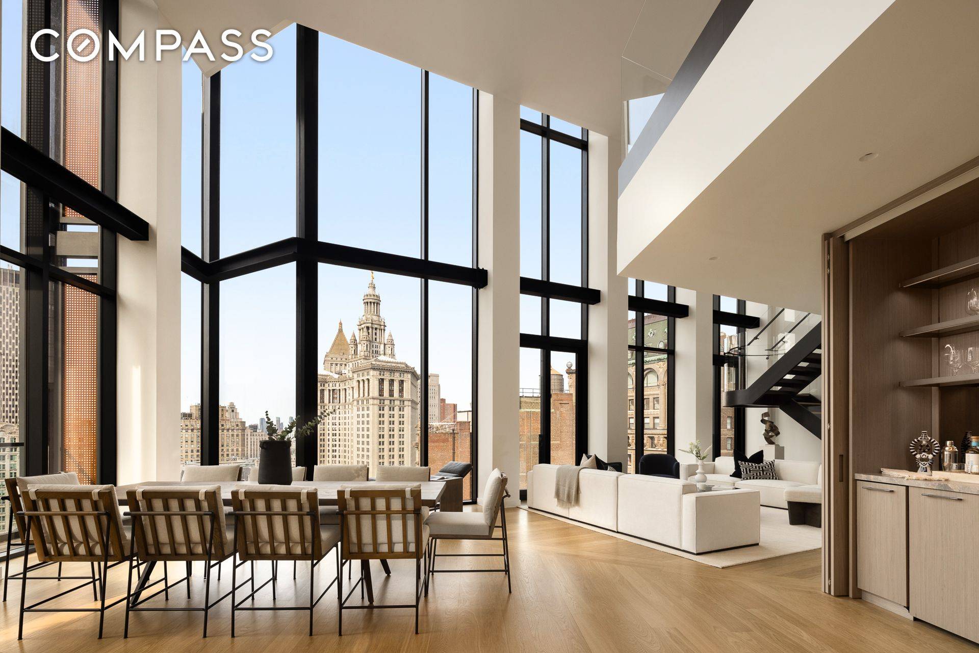 Immediate Occupancy ! Overlooking Tribeca and City Hall Park, this is the first residential property in New York City by Pritzker Prize winning architect Richard Rogers, Rogers Stirk Harbour Partners.