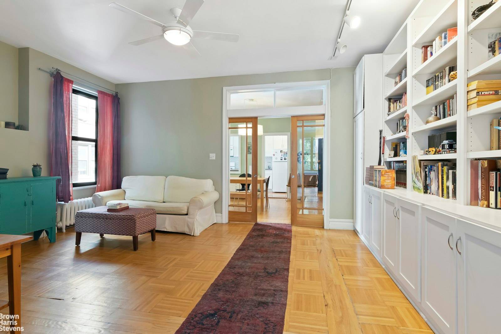 Bright renovated Edwardian Five pre war with 2 bedrooms, dining room, living room, kitchen and one full bath.