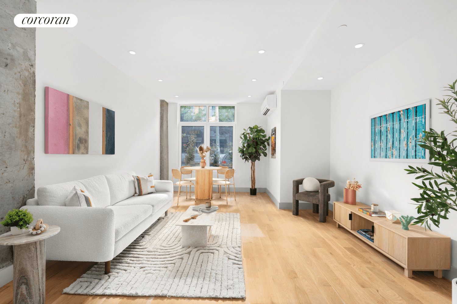 Apartment 1 at 1155 Bedford is a 1, 107sqft two bedroom office area, two bath floor through with a private backyard surrounded by tranquil gardens in prime Bed Stuy, and ...