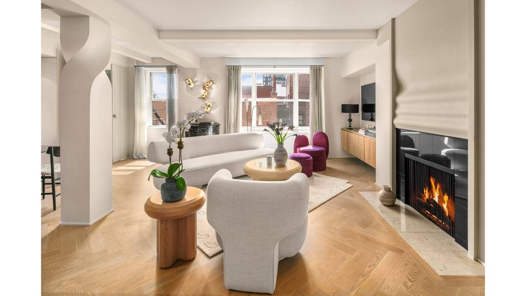 Refined modern living awaits in this impeccably renovated 2 bedroom, 2 bathroom corner residence at the coveted Southgate in Beekman.