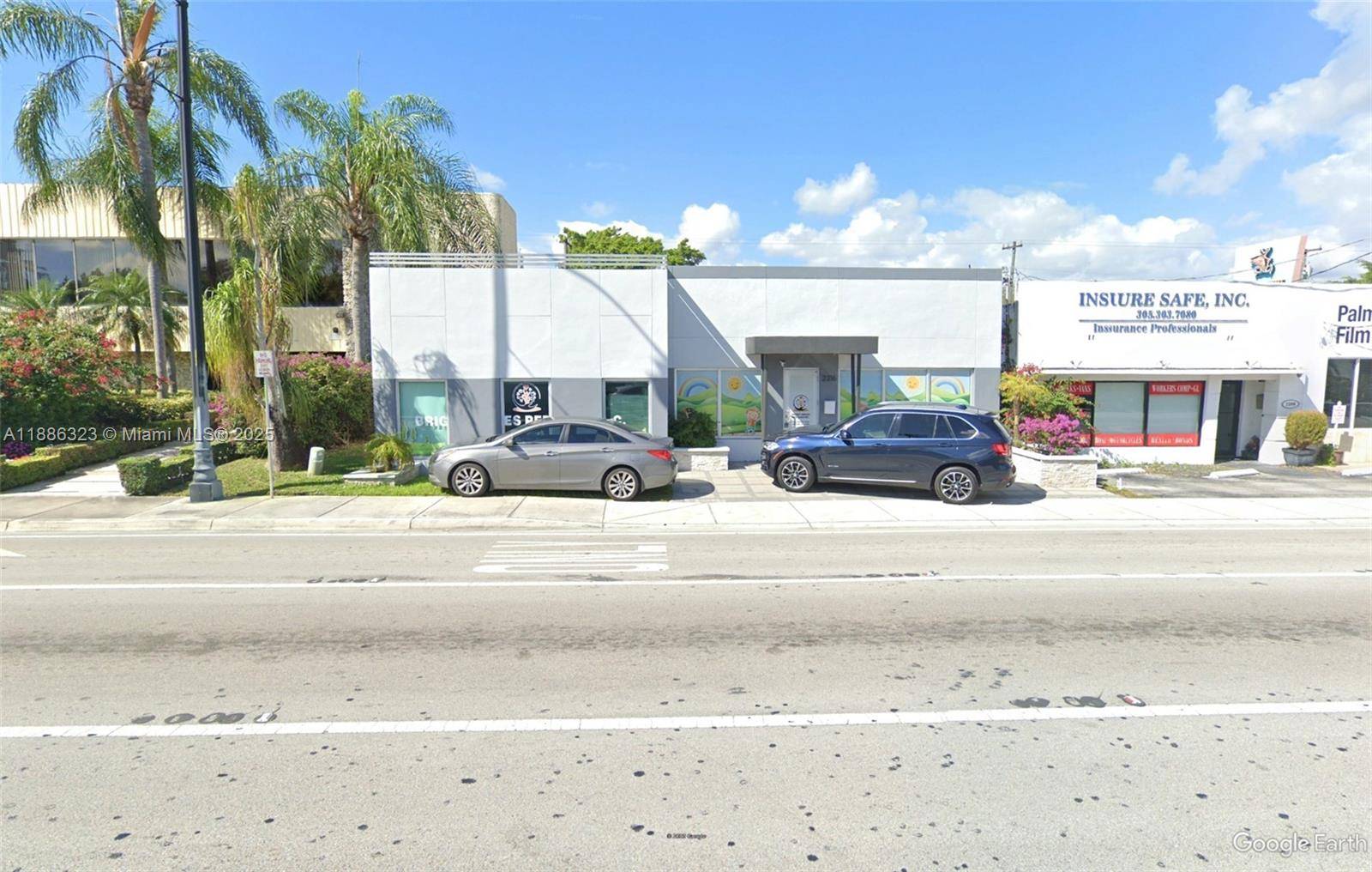 Single tenant office building along the Red Road Corridor in Miami Dade County across the street from Coral Gables.