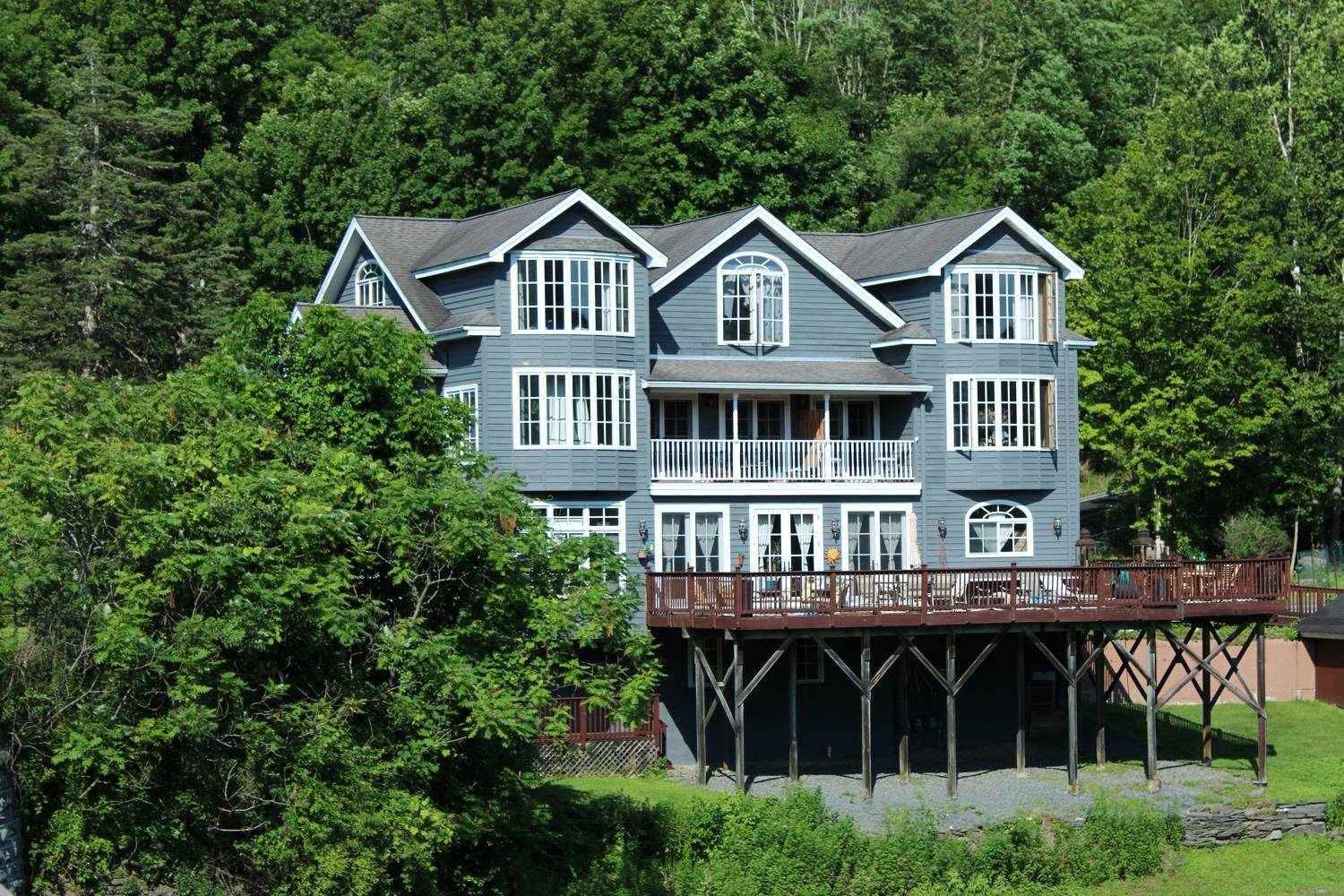 NEW a rare opportunity to purchase a residential commercial property has come to market in the beautiful Catskill mountains, with direct Delaware River frontage.