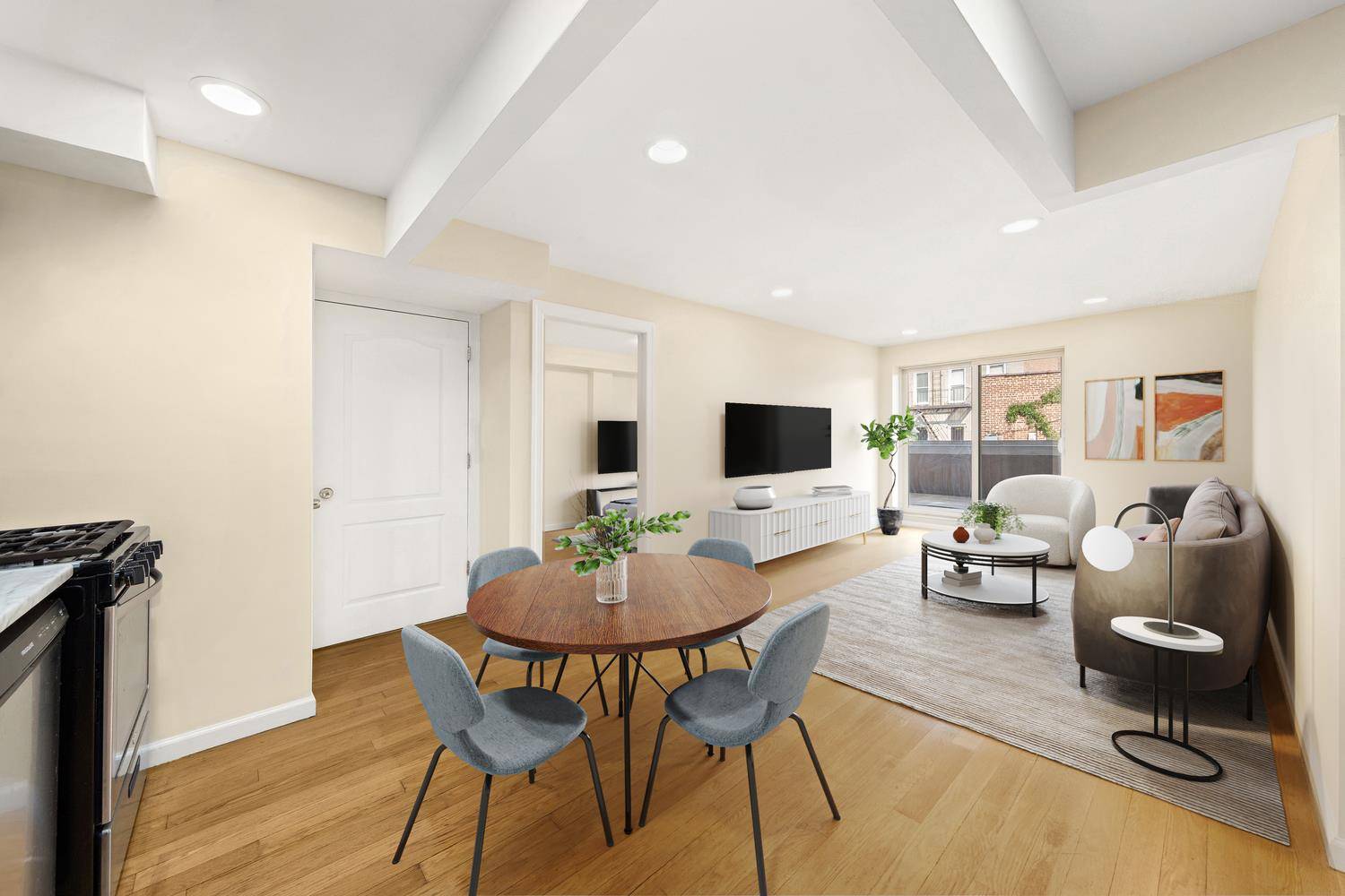 Welcome Home to 2C ! Introducing a beautiful 1 bedroom, 1 bathroom condo nestled in the vibrant neighborhood of Astoria.