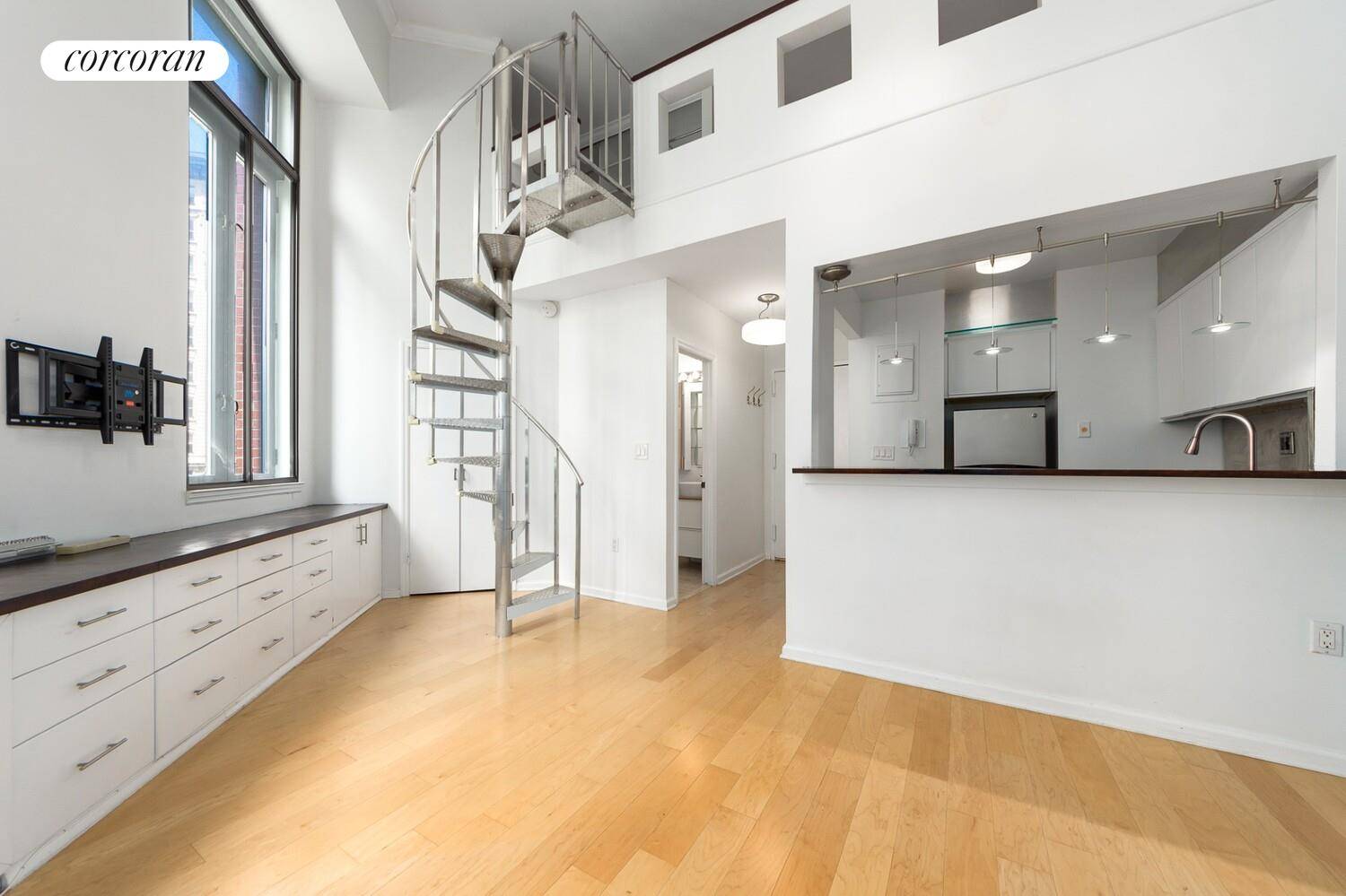Amazing studio with separate sleeping loft.