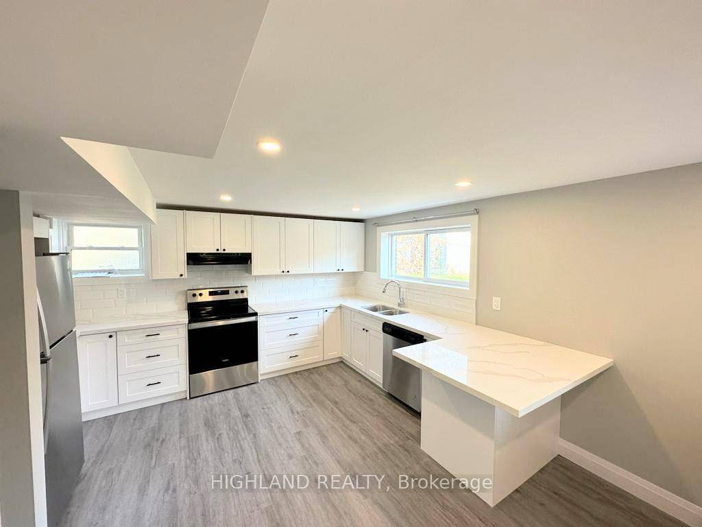 Lower unit of the property for lease, Modern Freehold duplex Located In North End Lakeshore St.