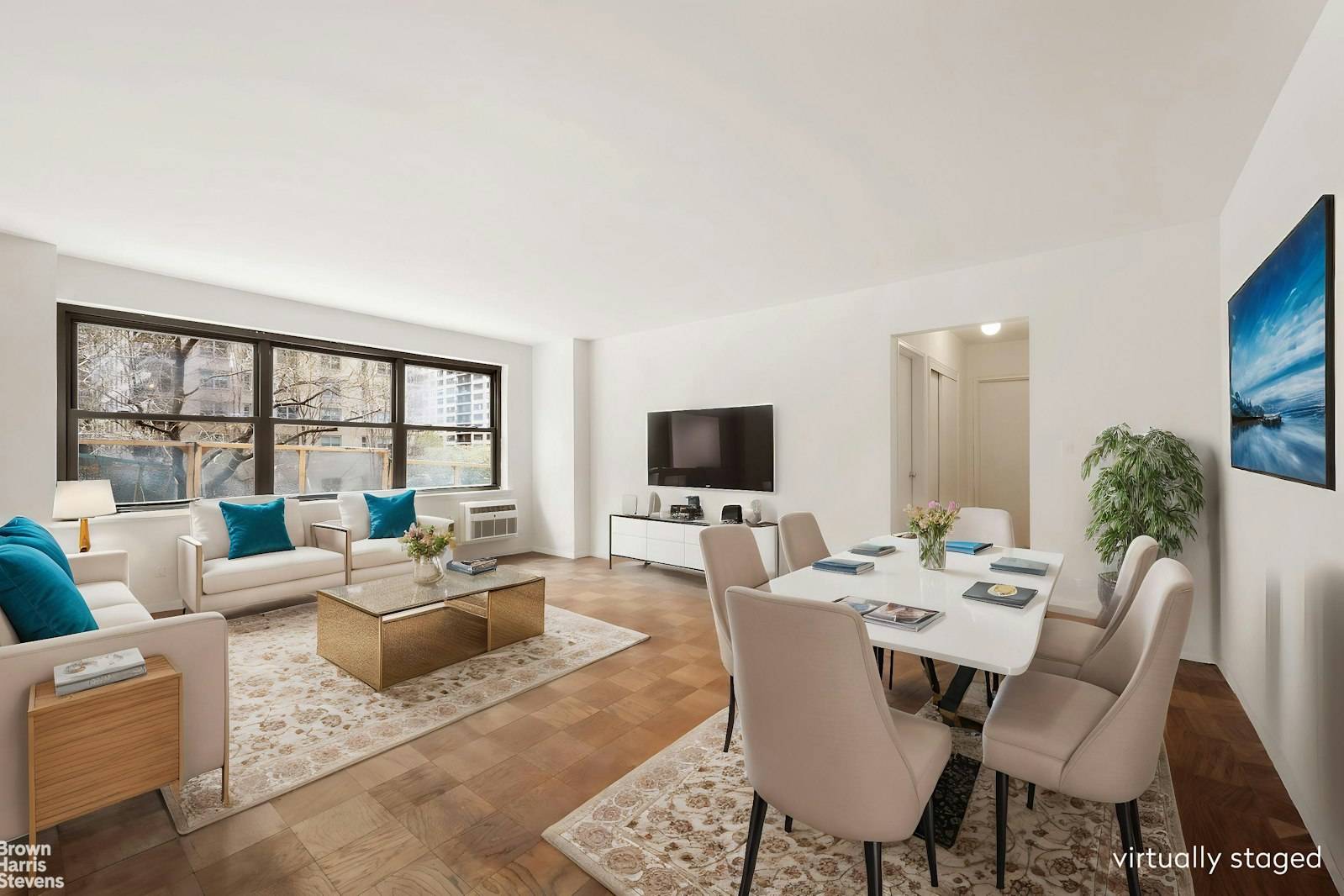 UNLEASH YOUR IMAGINATION Welcome to Apartment 2J at 165 West End Avenue, a generously sized, sun drenched one bedroom residence nestled within the coveted Lincoln Towers Complex.