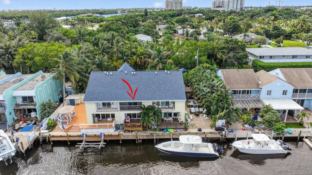 True waterfront living in this beautifully renovated 2 bedroom, 2.