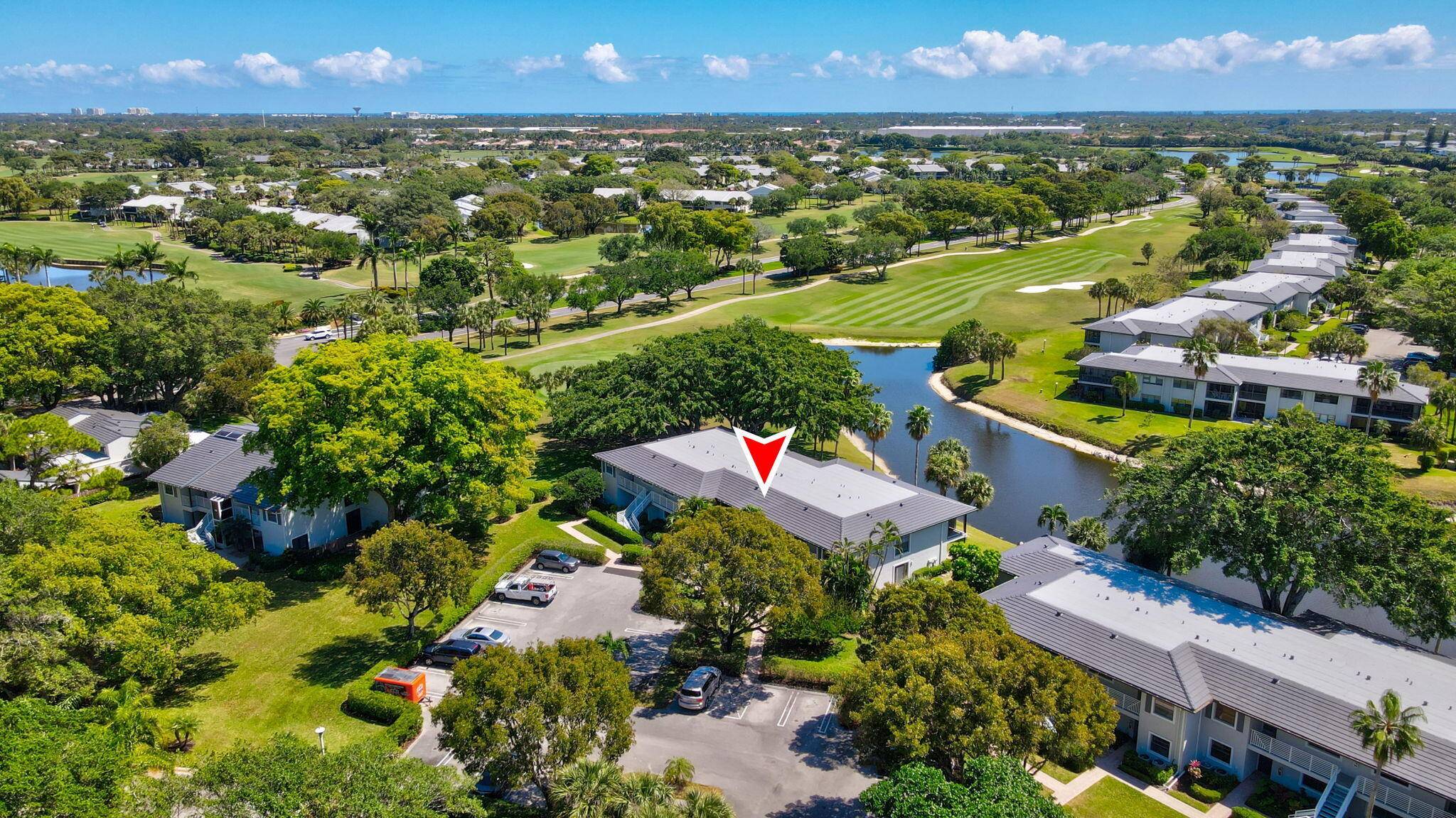 This beautifully updated second floor corner unit offers breathtaking golf course and lake views and abundant natural light.
