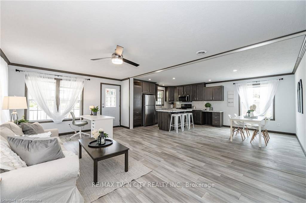 This lovely brand new bungalow built by Fairmont Homes, known as the Trout Creek Model features 2 beds, 2 baths and over 1300sqft of living space.