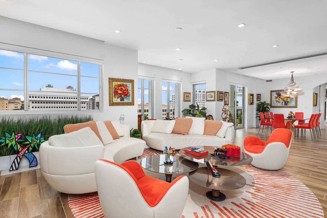 Welcome to Residence 812 at Tower 155, a distinguished offering within this premier luxury condominium in downtown Boca Raton.