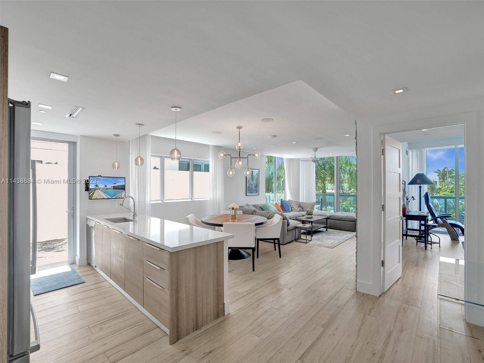 This stunning 3 bedroom 3 bathroom apartment in Bay Harbor comes fully furnished equipped, and offers residents the best of both worlds the convenience of being connected to the energy ...