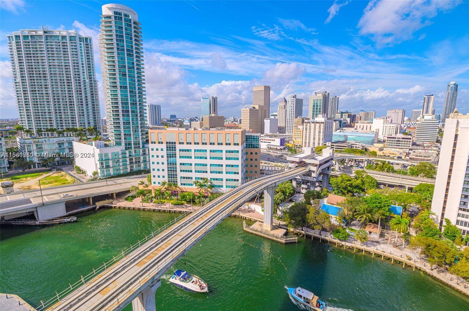 Gorgeous Water Views ! ! Live in the heart of the exciting life of downtown Miami and Brickell !