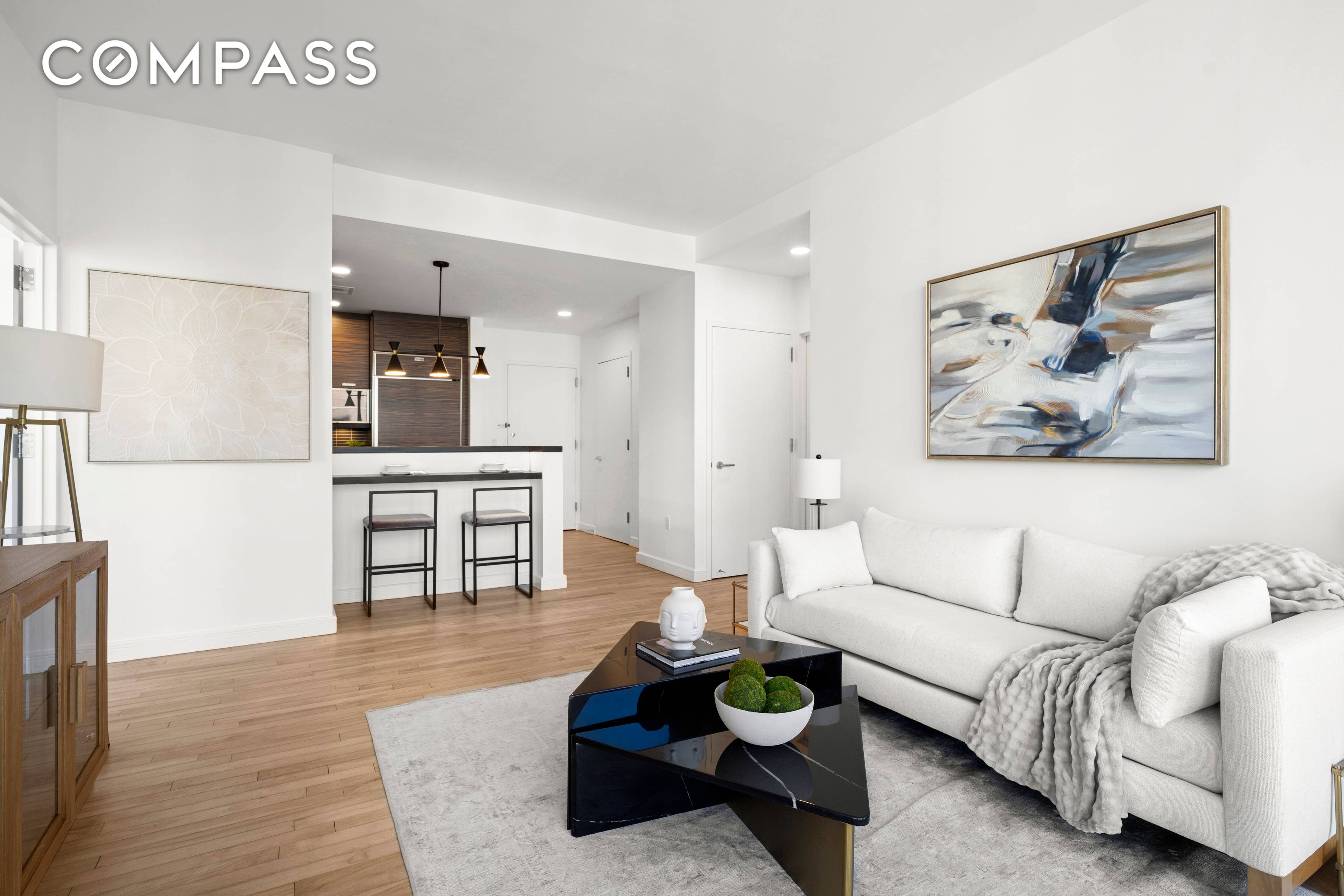 Coveted, high floor, corner, north and east facing, 2 bedroom, 2 bath unit in the luxurious and amenity rich Chelsea Stratus condominium.