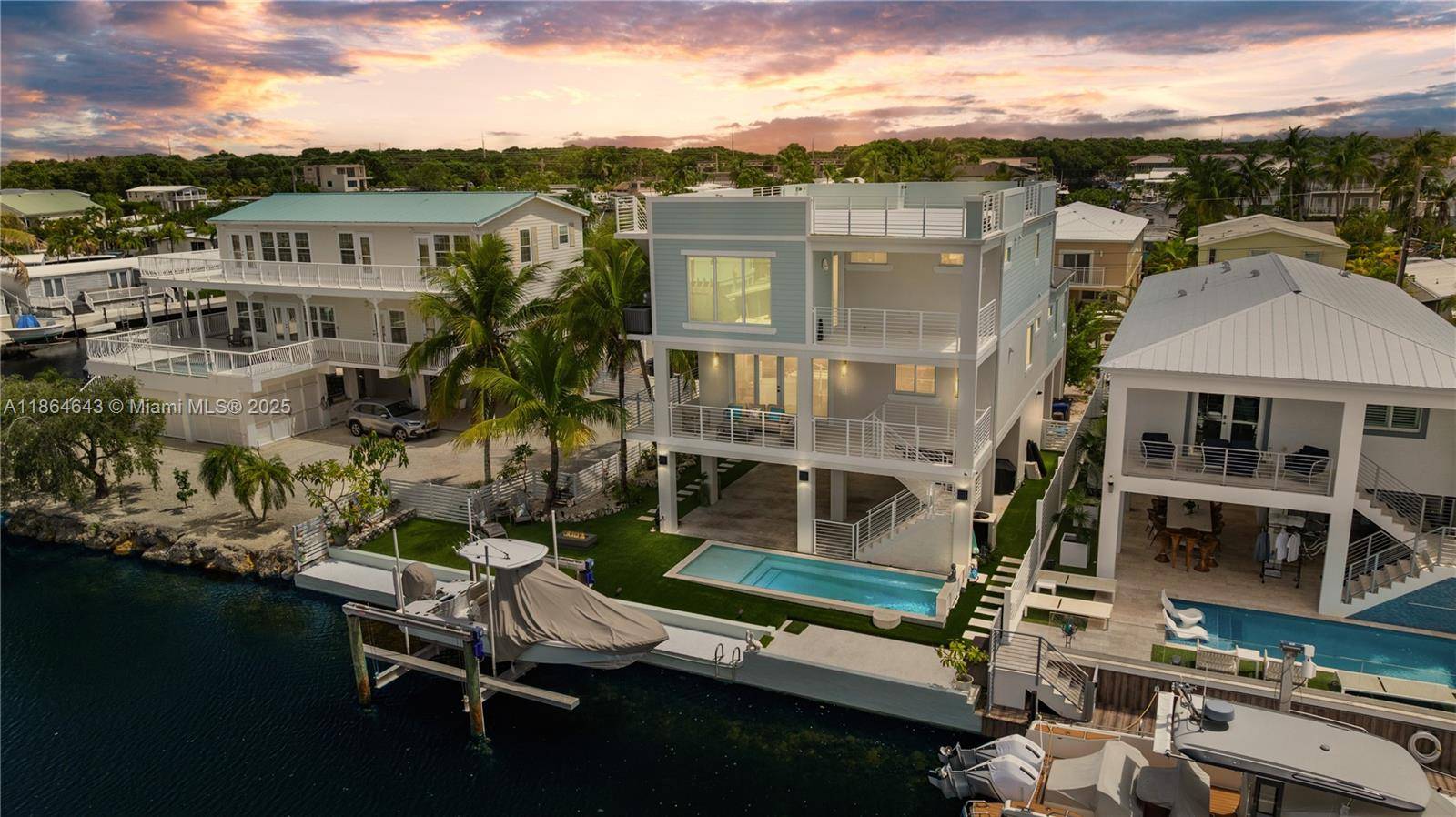 2023 custom built residence in Cross Key Waterways.