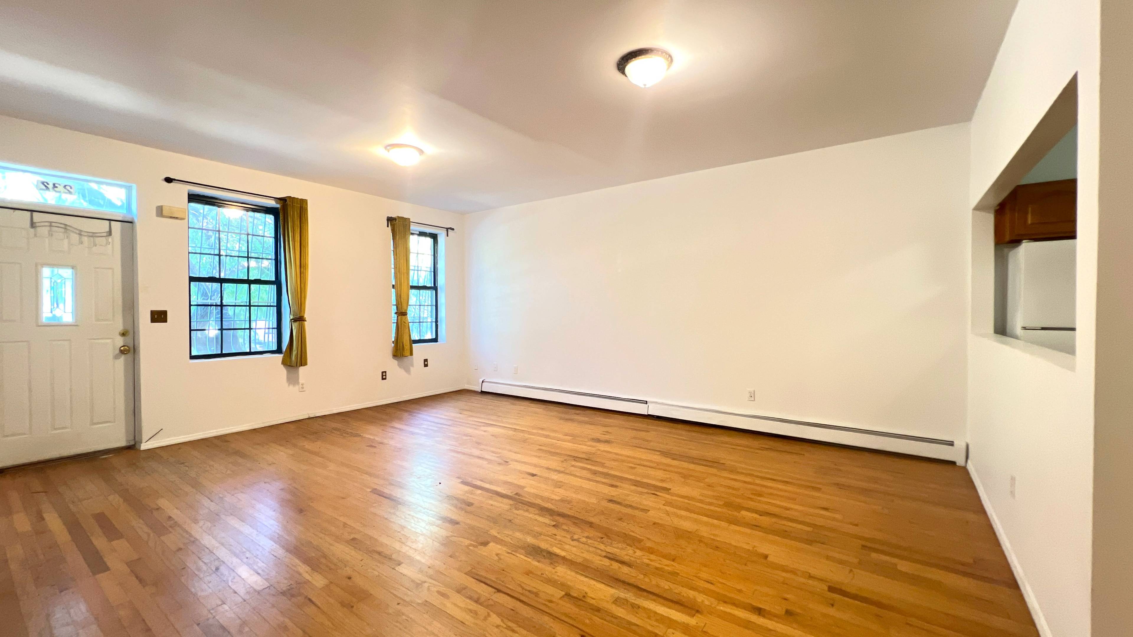 Very large 3BR 2BA apartment with private backyard.
