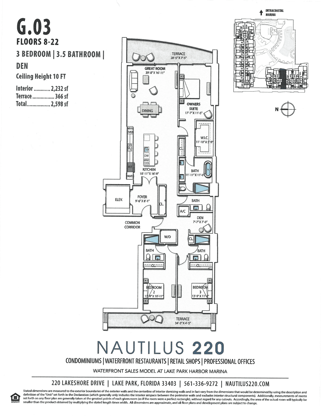 Brand new 3 bedroom furnished condo on high floor with outstanding Intracoastal and Ocean views.
