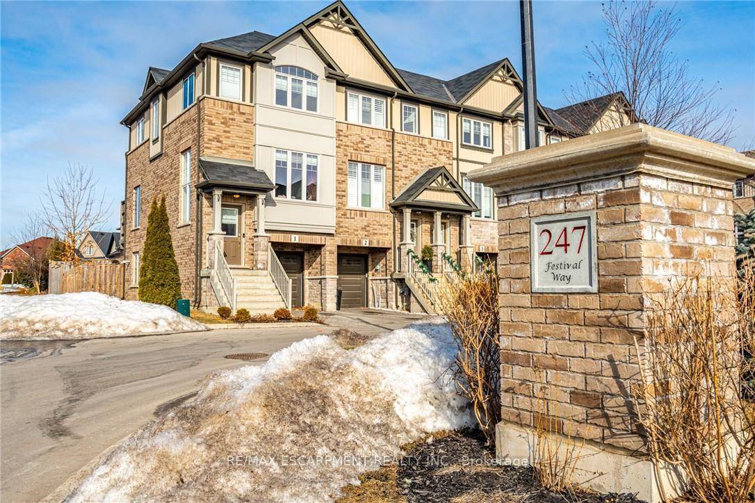 Welcome to 1 247 Festival Way, a stunning end unit freehold townhome in the desirable Brinbrook community.