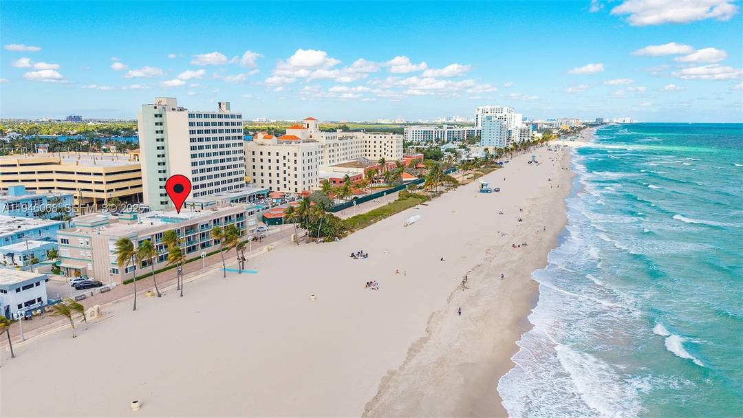 Direct Ocean View at Seahorse Oceanside on the Hollywood Beach Broadwalk.