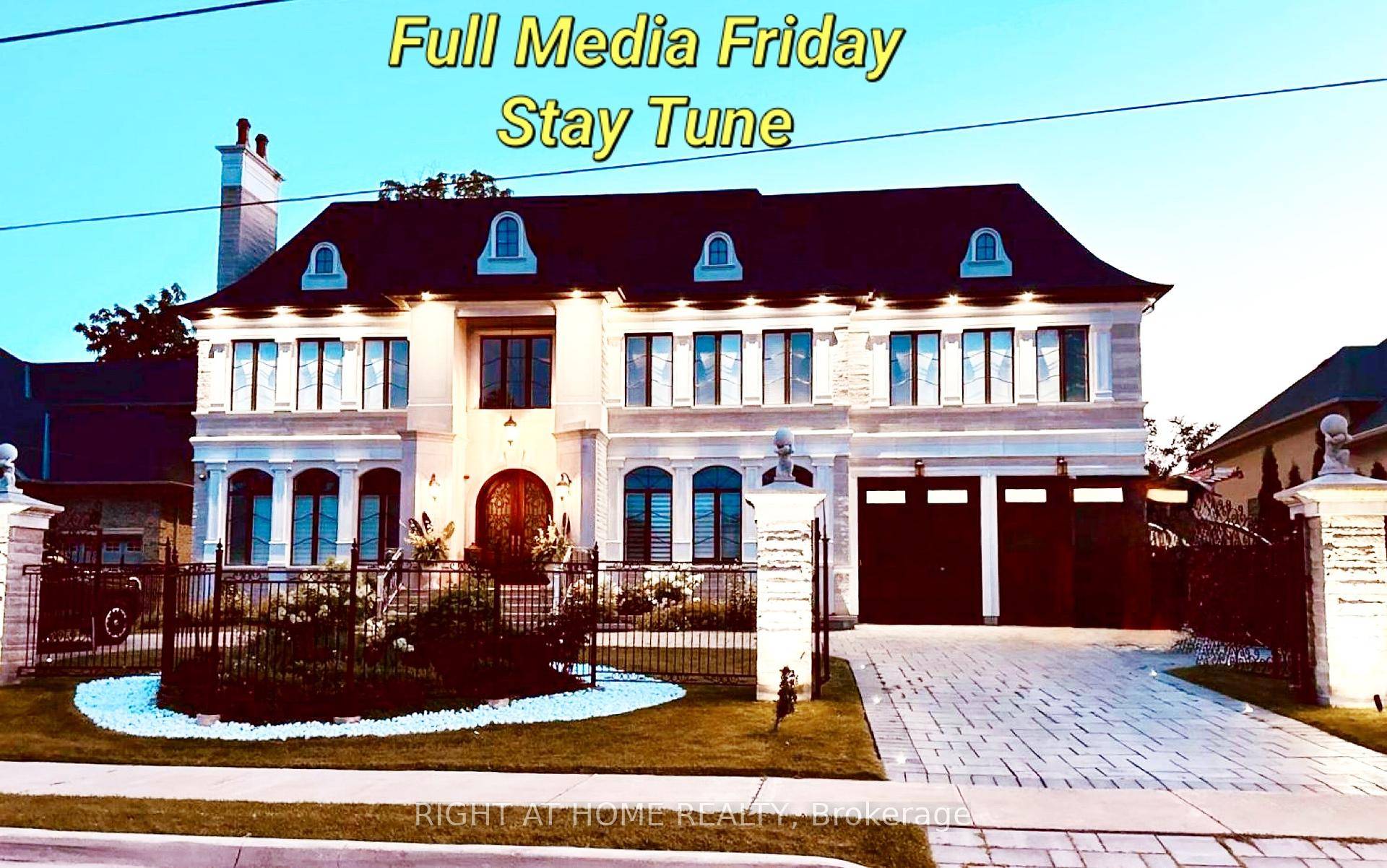 Sophisticated custom cut Indian limestone stone castle located in the high end and most prestigious area of South Richvale, Richmond Hill.