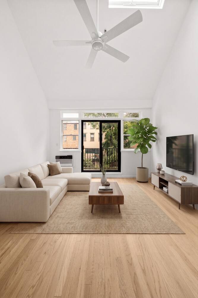 Welcome to this fully renovated three bedroom duplex in the heart of Boerum Hill, offering exceptional natural light, two private outdoor spaces, high ceilings, and a flexible layout across two ...