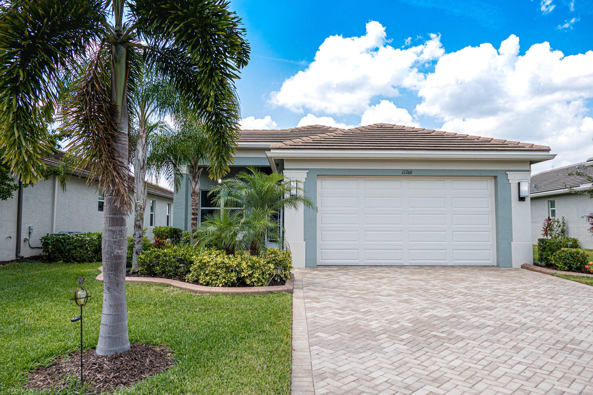 The Coveted Sierra Model, 2, 064 sq ft a c, 2 BR, 2 BA, Den 3rd BR, Great Room, Screened Covered Extended Patio, 2 Car Garage.