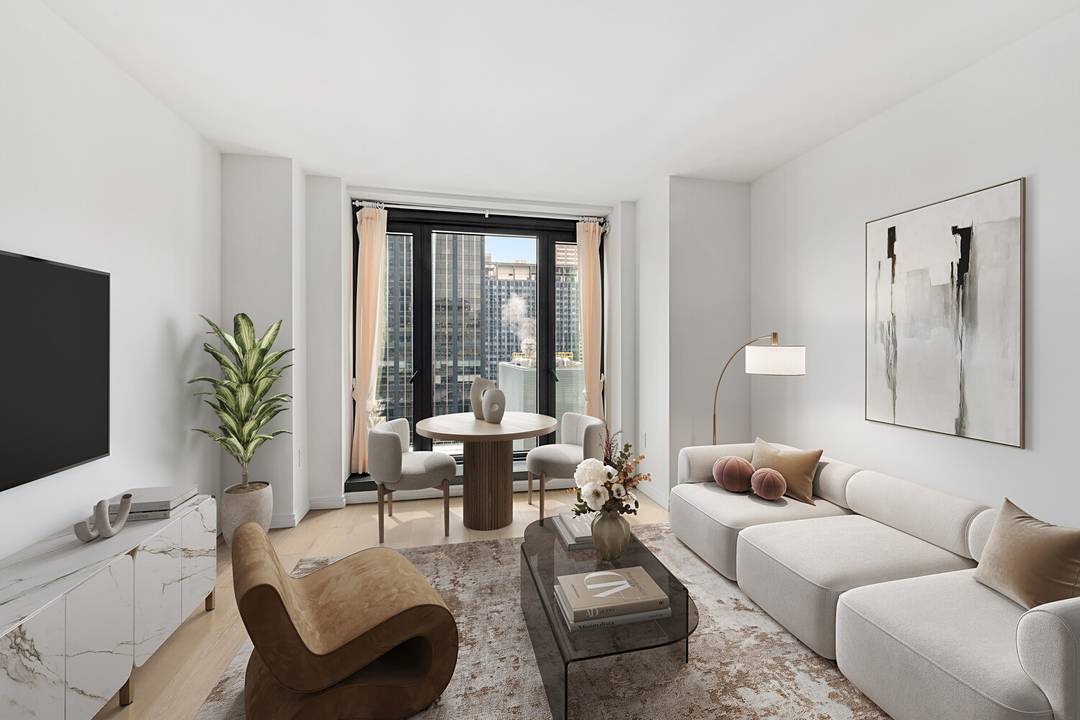 Sitting atop the Thompson Central Park Hotel, Apartment 39G, a one bedroom, one bathroom residence designed by Thomas Juul Hansen, features an open living concept with floor to ceiling windows ...